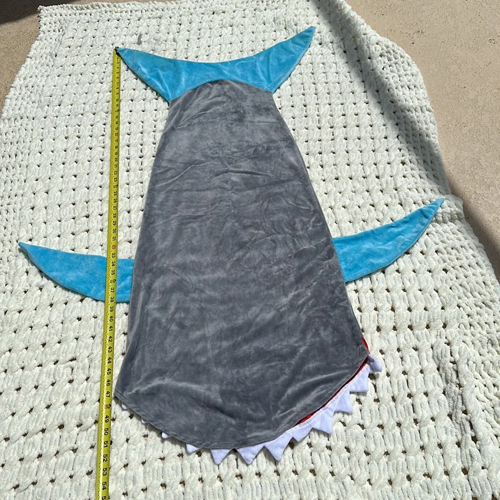 Shark tail blanket super soft light weight sleeping bag blanket twins baby shark